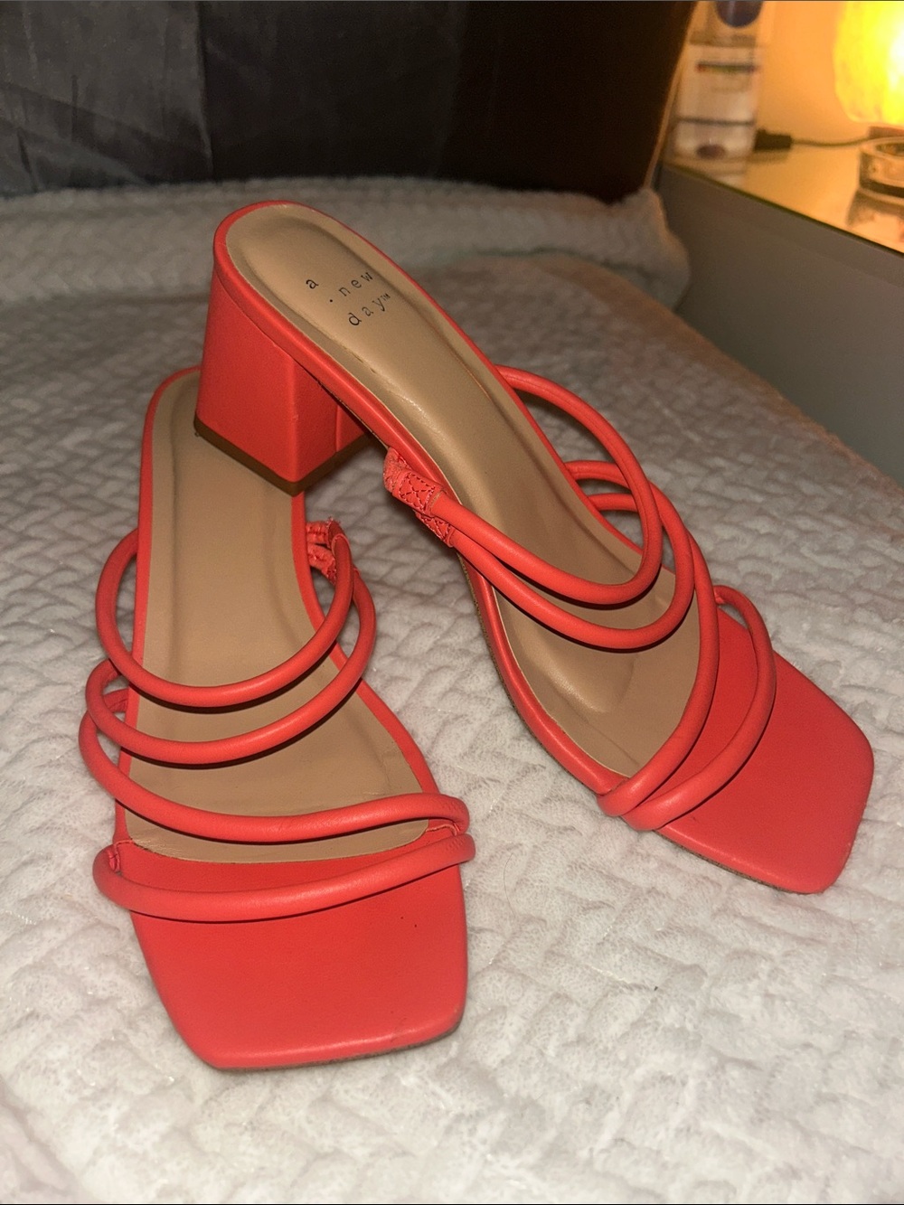 a new day Coral Strappy Block Heel Sandals
